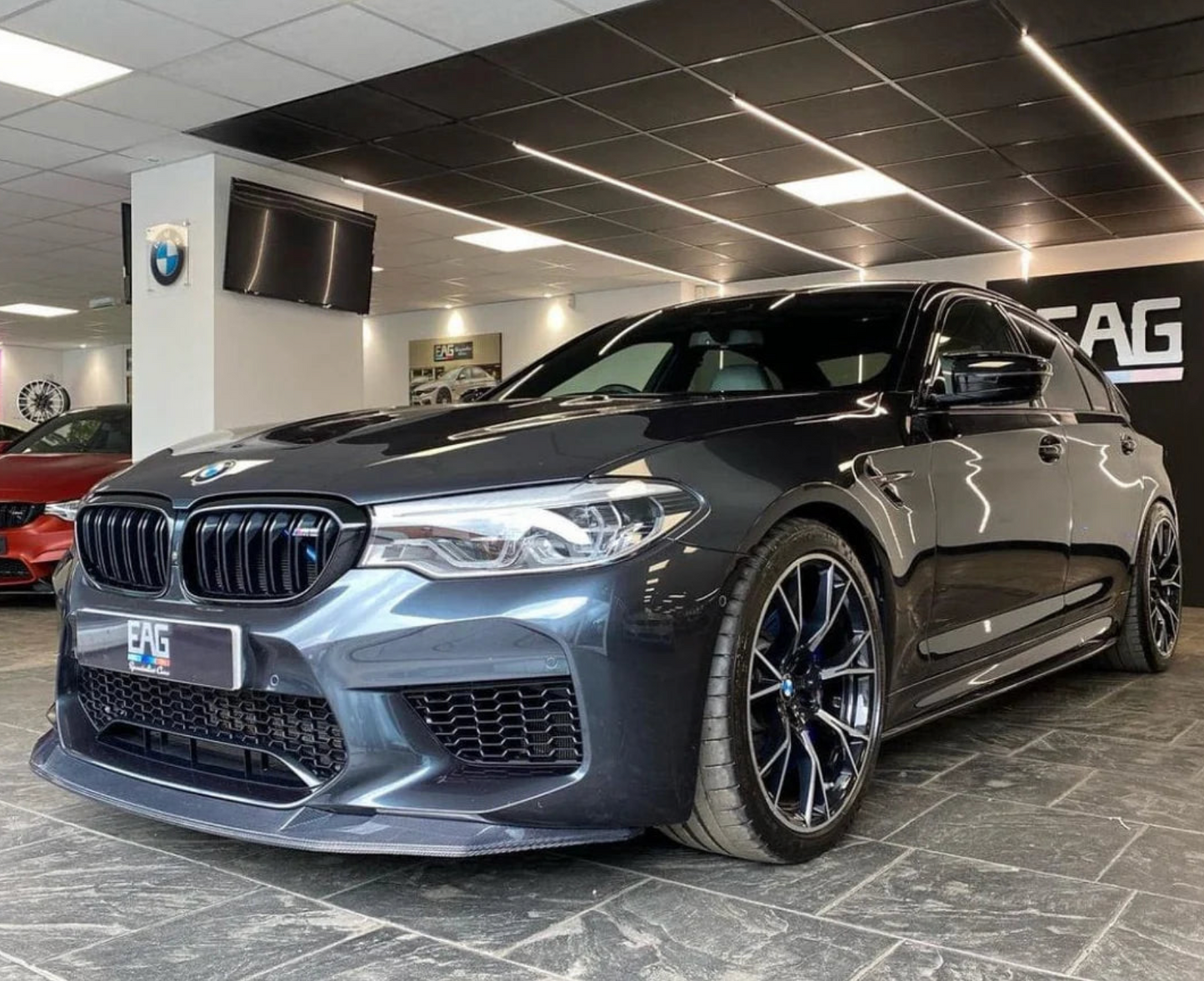 BMW F90 M5 GTS Style Carbon Fiber Front Lip - F90 M5 LCI