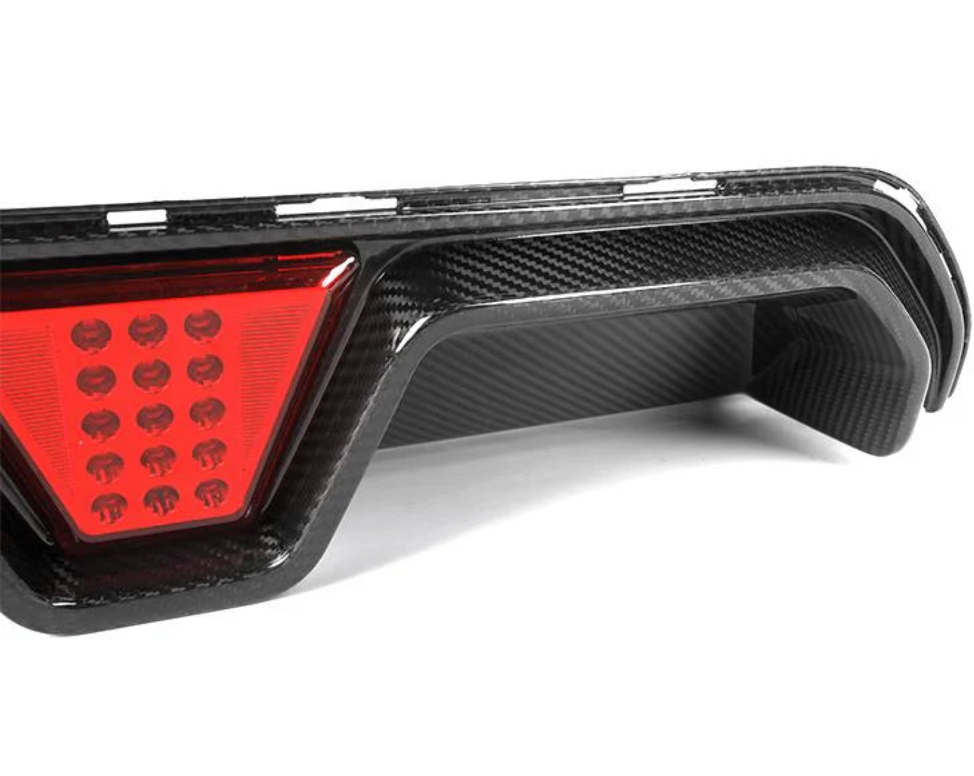 F90 M5 CS Style LED Carbon Fiber Rear Diffuser - F90 M5 Pre LCI
