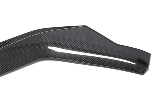 BMW F90 M5 LCI Dry Carbon Fiber Front Lip 3pc - F90 M5 LCI