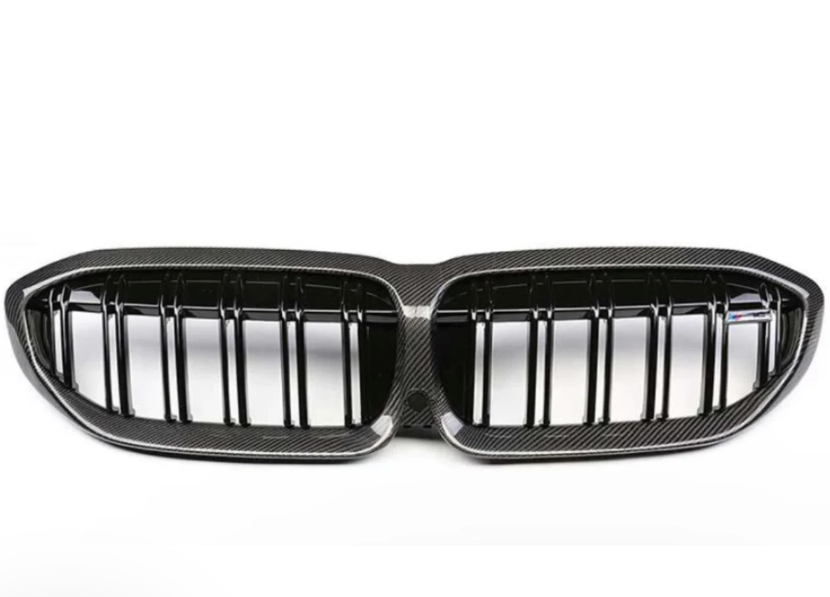 BMW G20 330i M340i Carbon Fiber Front Grille Dual Slat (BMW 3 Series PRE-LCI)