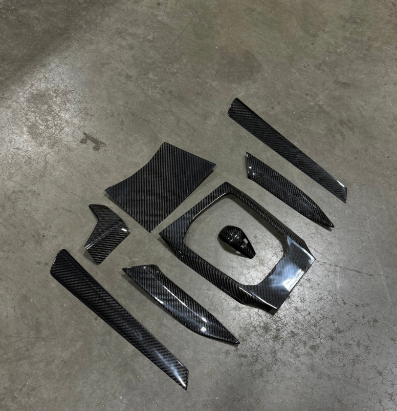 BMW 330i M340i Dry Carbon Fiber Interior Trim Kit Stick On Type PRE-LCI (BMW G20)