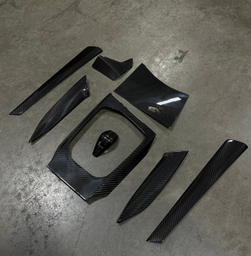 BMW 330i M340i Dry Carbon Fiber Interior Trim Kit Stick On Type PRE-LCI (BMW G20)