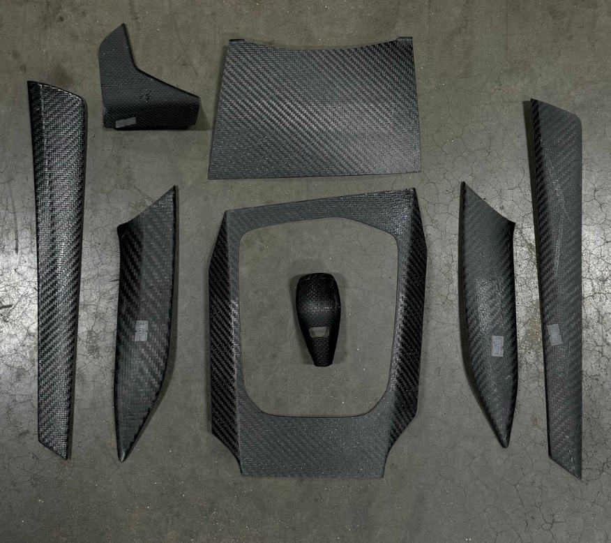 BMW 330i M340i Dry Carbon Fiber Interior Trim Kit Stick On Type PRE-LCI (BMW G20)