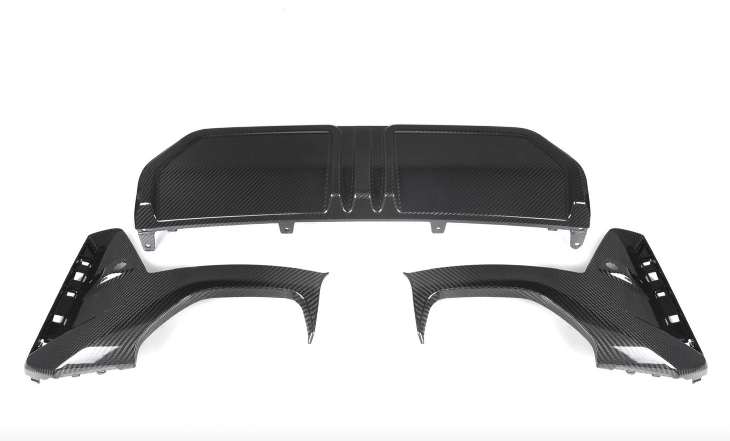BMW G20 330I M340I LCI M Performance Style Carbon Fiber Rear Diffuser - G20 3-Series LCI 2023+