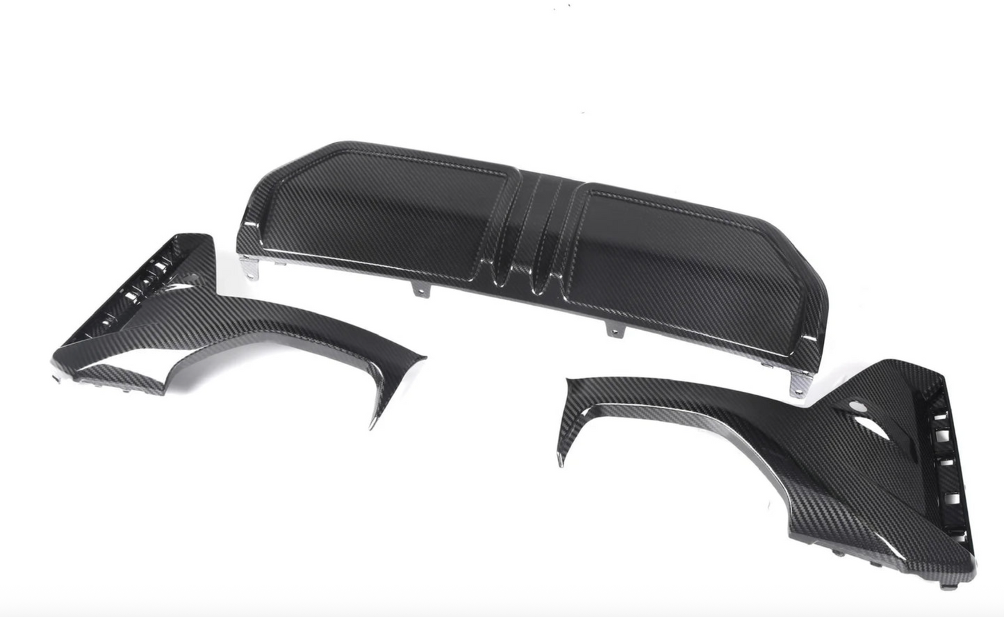 BMW G20 330I M340I LCI M Performance Style Carbon Fiber Rear Diffuser - G20 3-Series LCI 2023+