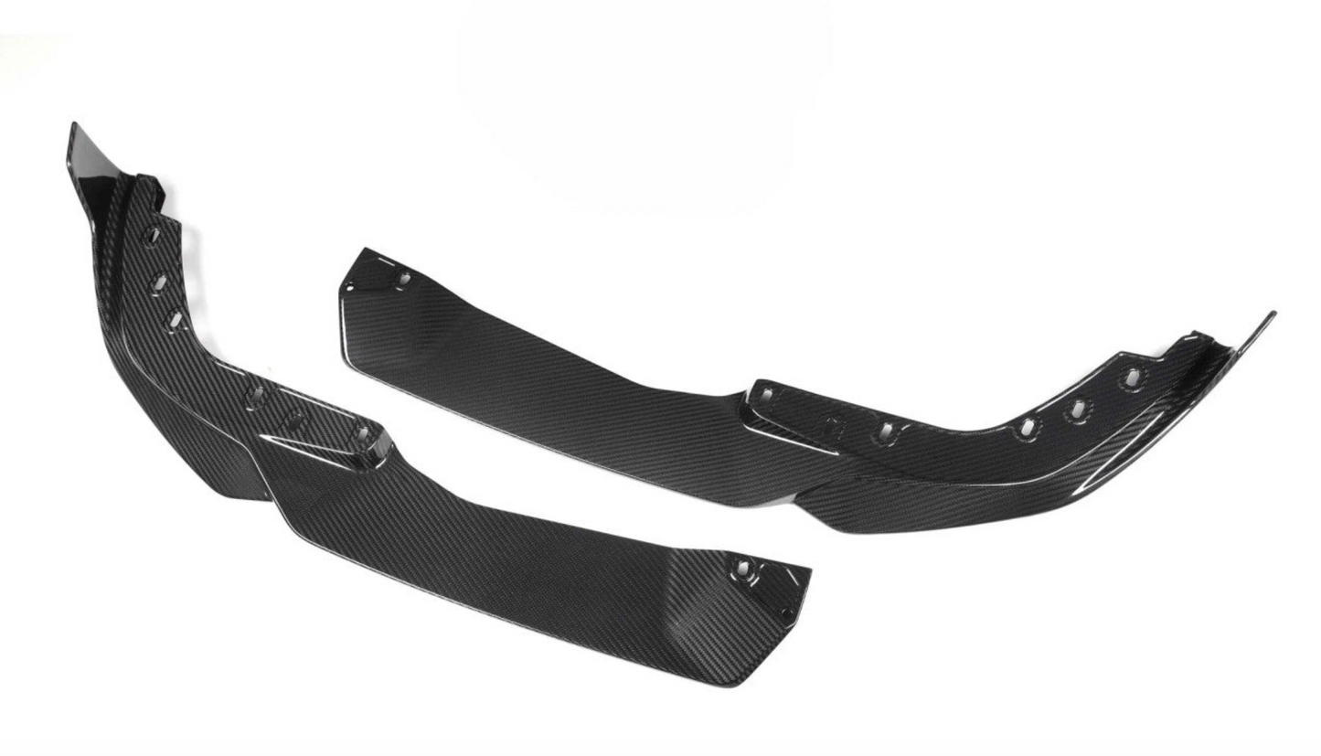 BMW G20 330I M340I LCI M Performance Style Carbon Fiber Front Lip 2pc - G20 3-Series LCI 2023+