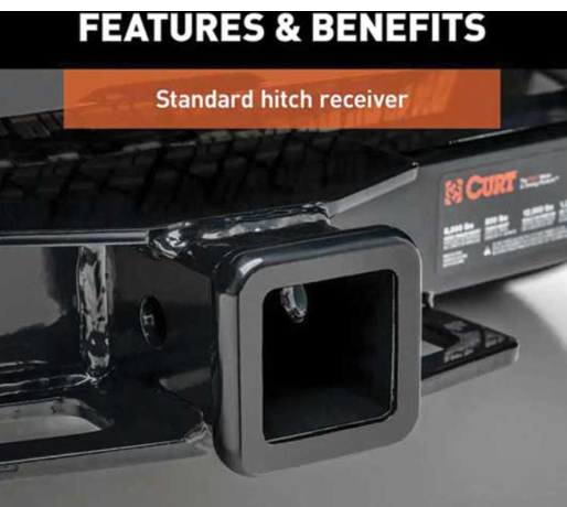 Class III Receiver/Tow Hitch | 2023-2025 Cadillac Lyriq / 2024-2025 Chevy Equinox EV / 2024-2025 Honda Prologue | 3,500 lb Towing Capacity | 350 lb Tongue Weight | 2" Receiver