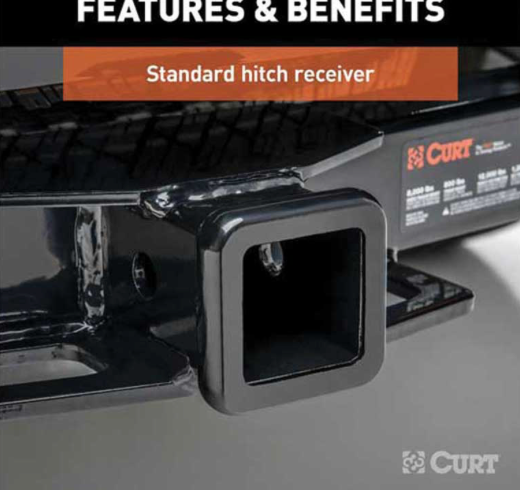 Class III Receiver/Tow Hitch | 2021-2025+ Chevy Trailblazer & 2020-2025+ Buick Encore GX (No Hands-Free Liftgate) | 2,000 lb Towing Capacity | 200 lb Tongue Weight | 2" Receiver