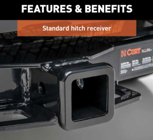 Class III Receiver/Tow Hitch | 2022-2025+ Ford Maverick (No Factory Receiver) | 4,000 lb Towing Capacity | 2" Receiver | Bolt-On Fit