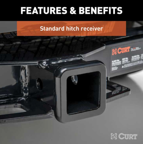 Class III Receiver/Tow Hitch | 2021-2025+ Ford Mustang Mach-E | 2,000 lb Towing Capacity | 2" Receiver | Electric Vehicle Compatible