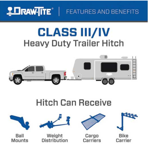 Class III Receiver/Tow Hitch | 2024-2025 Nissan Ariya | 2,000 lb Towing Capacity | 2" Receiver | EV-Compatible Design