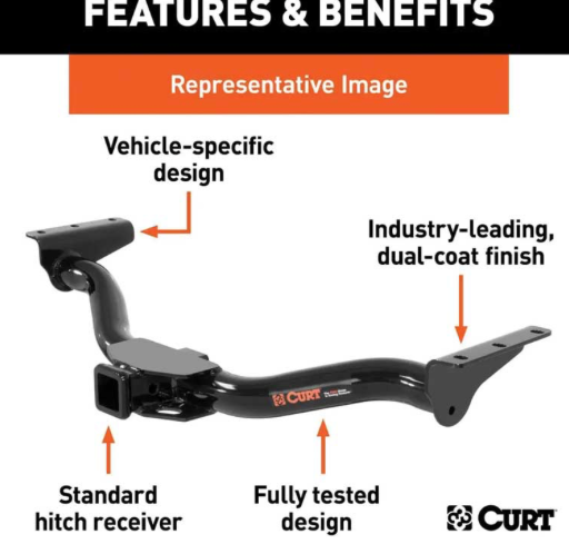 Class III Receiver/Tow Hitch | 2015-2025+ Nissan Murano | 3,500 lb Towing Capacity | 2" Receiver | Bolt-On Fit