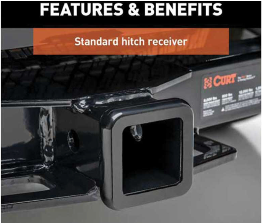 Class III Receiver/Tow Hitch | 2023-2025+ Toyota Crown (Excludes Signia) | 3,500 lb Towing Capacity | 2" Receiver | Bolt-On Fit