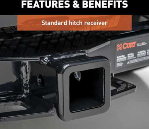 Class III Receiver/Tow Hitch | 2024-2025 Toyota Grand Highlander | 5,000 lb Towing Capacity | 2" Receiver | Factory-Style Fit