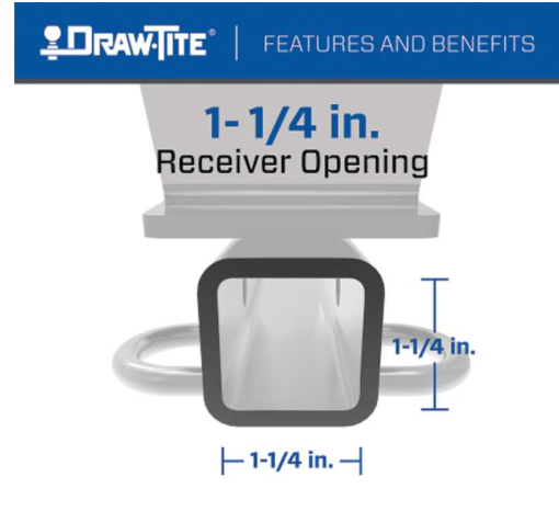 Class I Receiver/Tow Hitch | 2023–2025 Toyota Prius & 2023–2024 Prius Prime | 2,000 lb Towing Capacity | 1.25" Receiver | Easy Bolt-On Installation