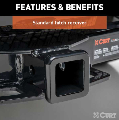 Class III Receiver/Tow Hitch | 2023-2025 Audi Q4 e-tron & 2021-2024 Volkswagen ID.4 (No Factory Hitch) | 3,500 lb Towing Capacity | 2" Receiver | EV-Compatible Bolt-On Fit