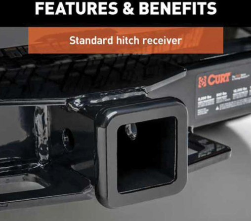 Class III Receiver/Tow Hitch with Bolt-On Fit | 2021-2025 Hyundai Santa Fe / Kia Sorento | 4,000 lb Towing Capacity | 600 lb Tongue Weight | 2" Receiver