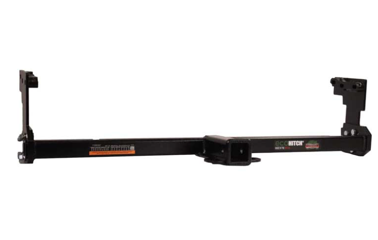 Stainless Steel EcoHitch Trailer/Tow Hitch with Hidden Design | 2022-2025 Hyundai Ioniq 5 | 2" Receiver | Black Finish
