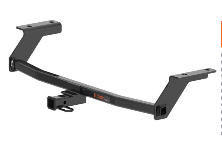 Class I Receiver/Tow Hitch with Bolt-On Fit | 2019–2025 Mazda 3 Hatchback | 2,000 lb Towing Capacity | 200 lb Tongue Weight | 1.25" Receiver