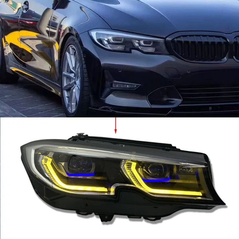 Pre-LCI Laser Style Switchable LED Headlights | BMW 3-Series (G20/G28)
