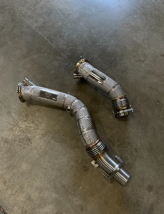 S55 Catless Heatshield Downpipes | BMW M2 Competition (F87) | M3 (F80) | M4 (F82/F83)