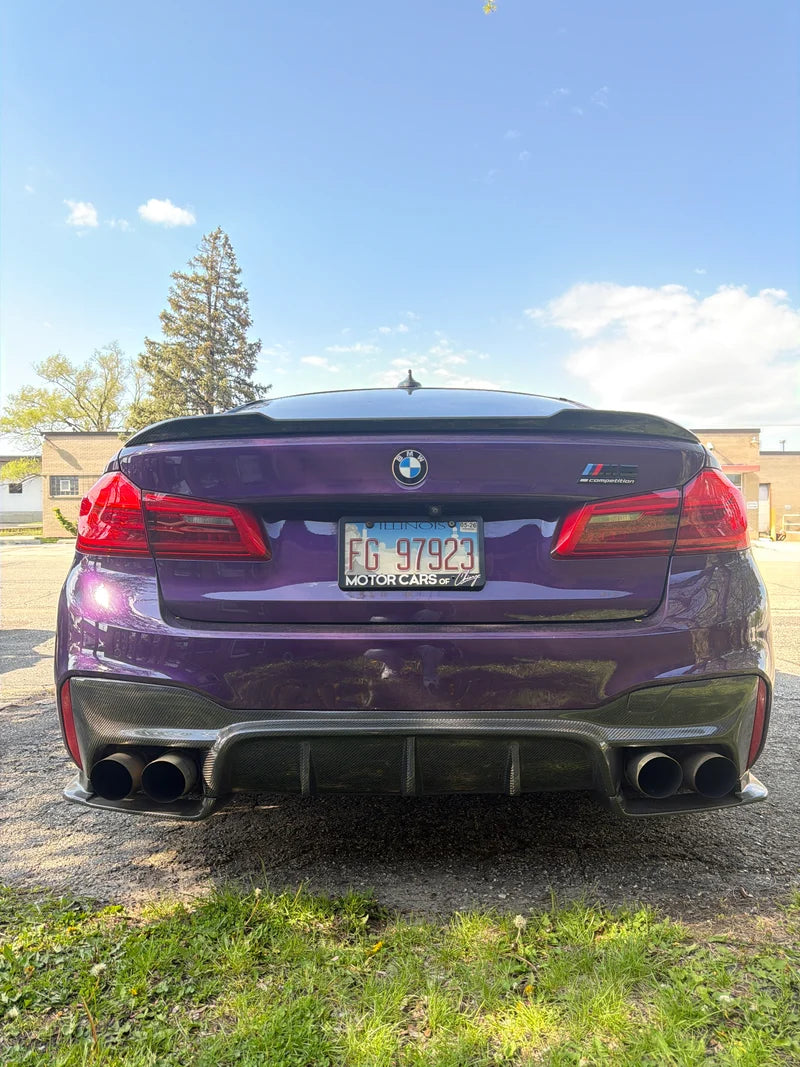 3D Style Carbon Fiber Rear Diffuser | BMW F90 M5 (2018–2023)