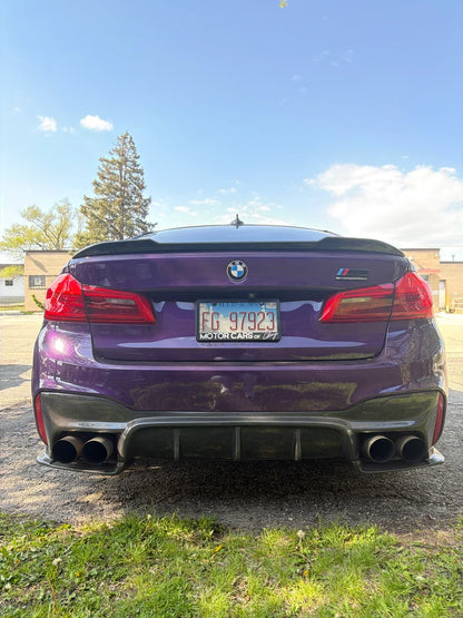 3D Style Carbon Fiber Rear Diffuser | BMW F90 M5 (2018–2023)