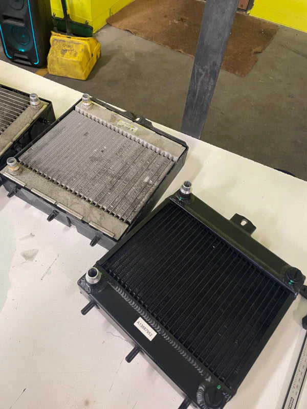 CSF BMW F8X M3/M4/M2 Competition Auxiliary Radiators w/ Rock Guards
