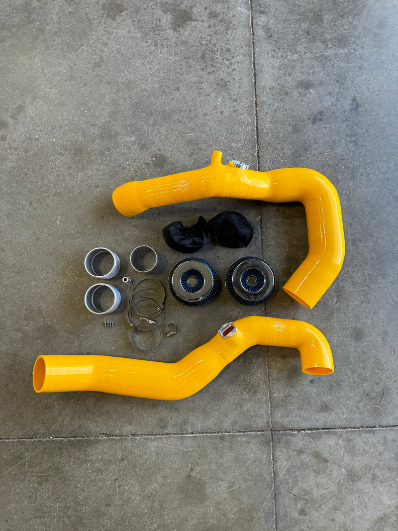 S55 Front Mount Silicone Intakes | BMW F87 M2 Competition | F80 M3 | F82/F83 M4