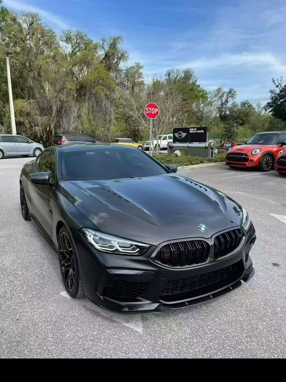 BMW 8 Series G14/G15/G16 V-Vent Style Carbon Fiber Hood | 840i / M850i / M8
