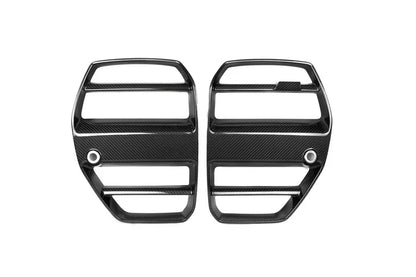 ST Style Dry Carbon Fiber Front Grille Without ACC | BMW G80 M3 | G82/G83 M4