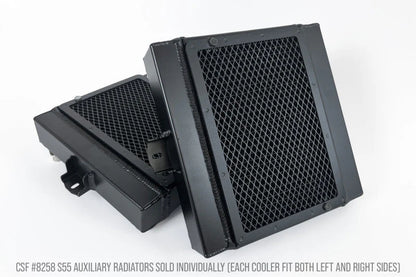 CSF BMW F8X M3/M4/M2 Competition Auxiliary Radiators w/ Rock Guards