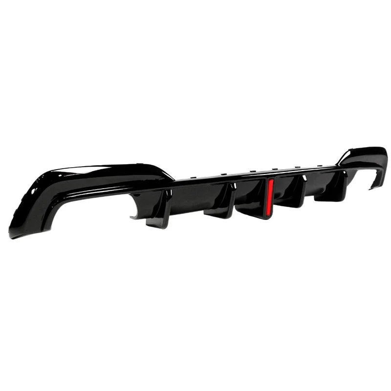 CTM Style Gloss Black Rear Diffuser with LED Light | BMW 3-Series (G20 Pre-LCI)