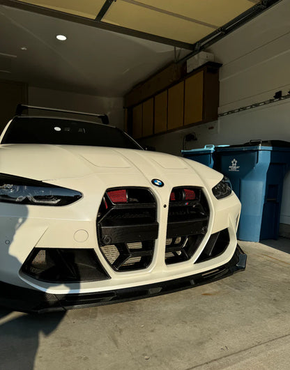 V Style Carbon Fiber 3-Piece Front Lip | BMW G80 M3 | G82/G83 M4