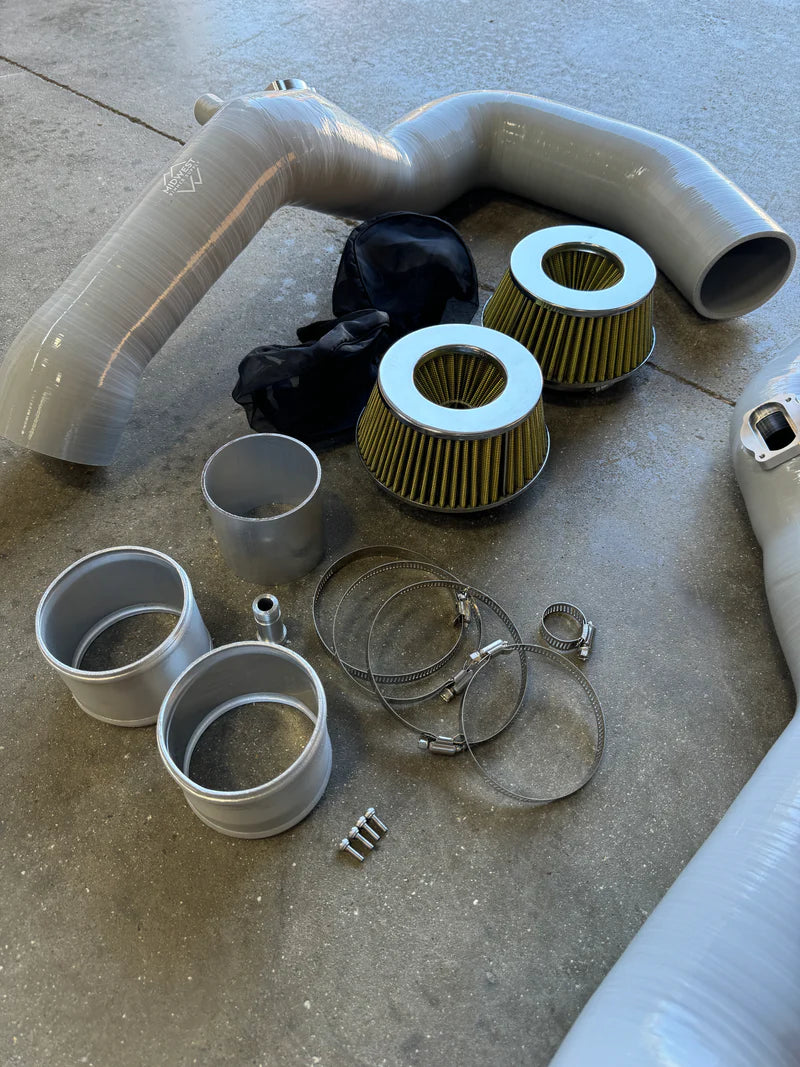 S55 Front Mount Silicone Intakes | BMW F87 M2 Competition | F80 M3 | F82/F83 M4