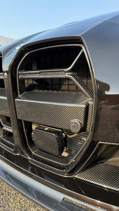 CSL Style Dry Carbon Fiber Front Grille With ACC | BMW G80 M3 | G82/G83 M4