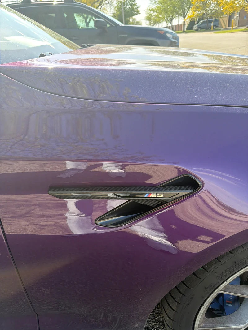 Dry Carbon Fiber Side Vent Trims | BMW F90 M5 (2018–2023)