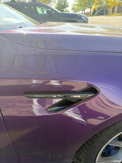 Dry Carbon Fiber Side Vent Trims | BMW F90 M5 (2018–2023)