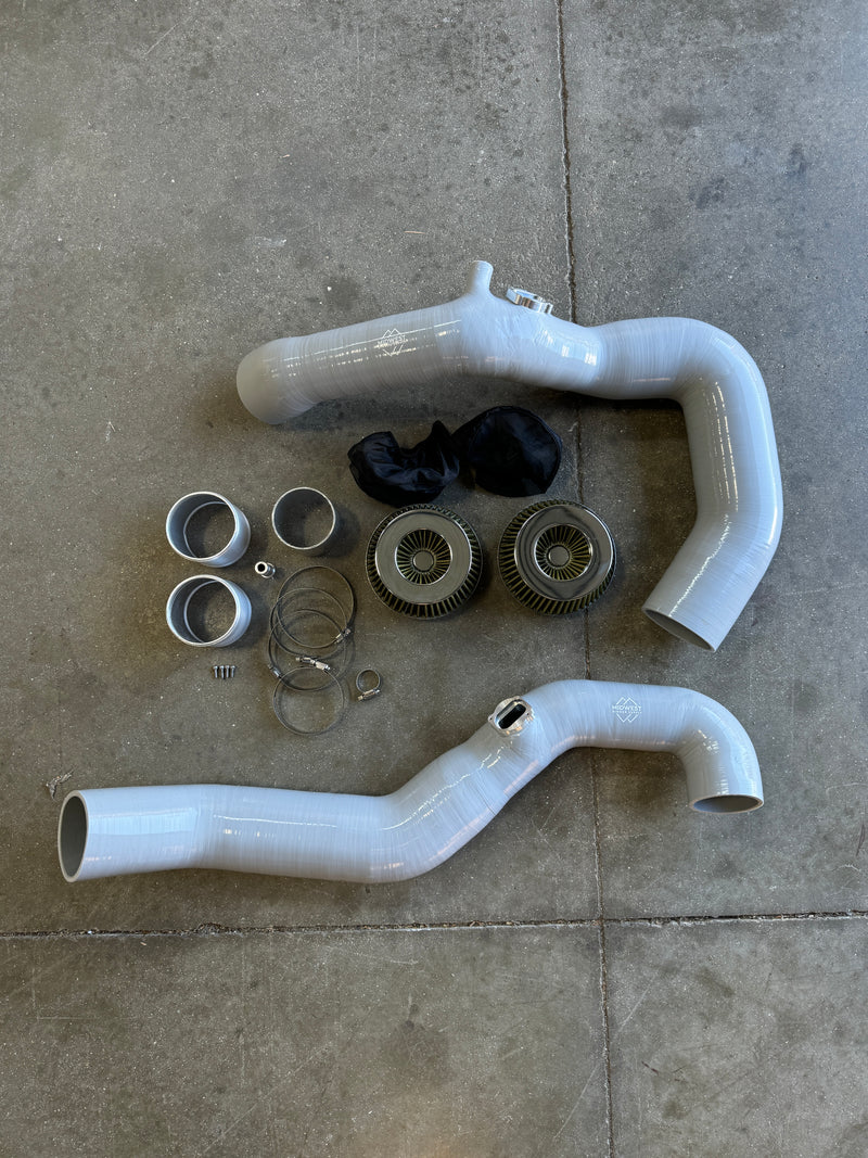 S55 Front Mount Silicone Intakes | BMW F87 M2 Competition | F80 M3 | F82/F83 M4