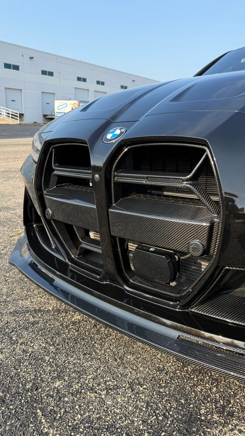 CSL Style Dry Carbon Fiber Front Grille With ACC | BMW G80 M3 | G82/G83 M4