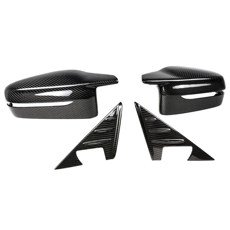 Dry Carbon Fiber Mirror Caps & Pillar Cover Set | BMW M340i (G20) & M3 (G80)