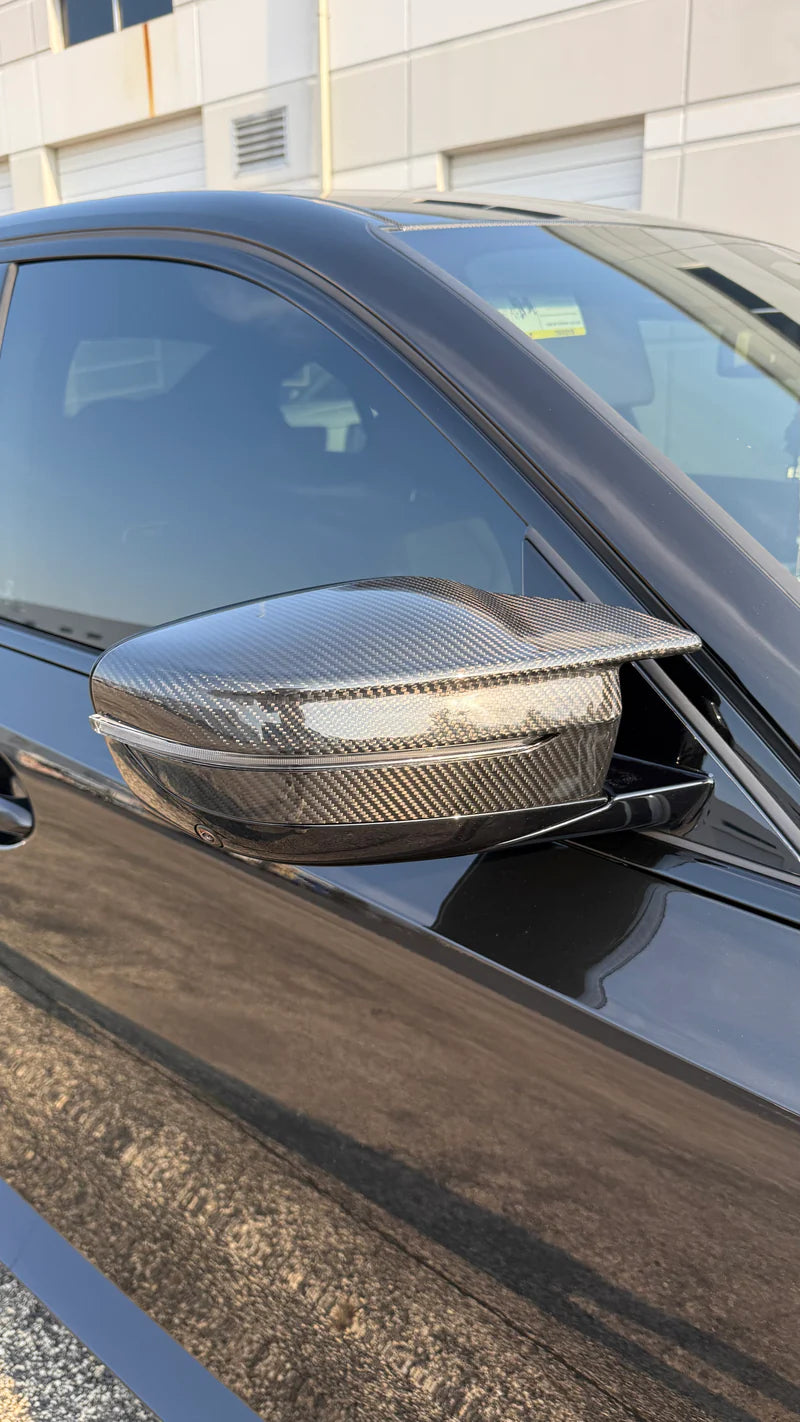 Dry Carbon Fiber Mirror Cap Replacement Set | BMW G80 M3 | G82/G83 M4 | G87 M2