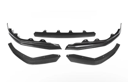Dry Carbon Fiber 5-Piece M Performance Style Front Lip | BMW 3-Series (G20 Pre-LCI)