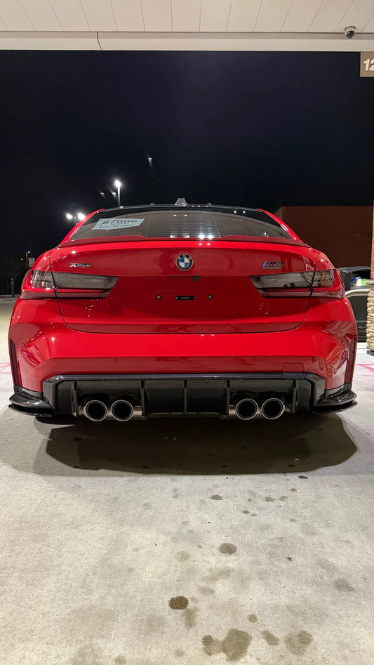Dry Carbon Fiber OEM Style Rear Diffuser | BMW G80 M3 | G82/G83 M4