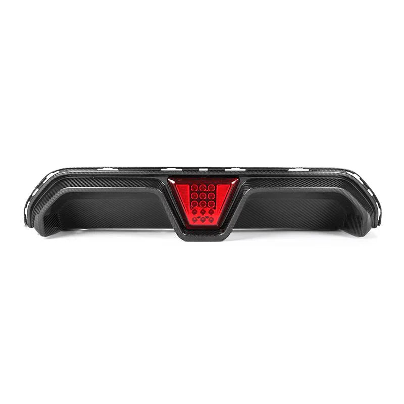CS Style LED Carbon Fiber Rear Diffuser | BMW F90 M5 (2018–2023)