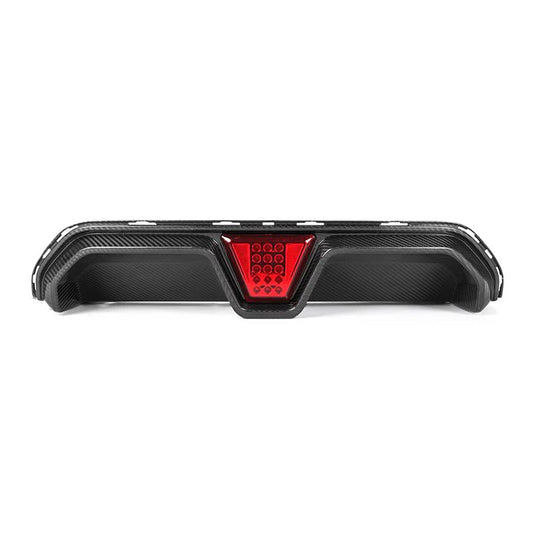 CS Style LED Carbon Fiber Rear Diffuser | BMW F90 M5 (2018–2023)