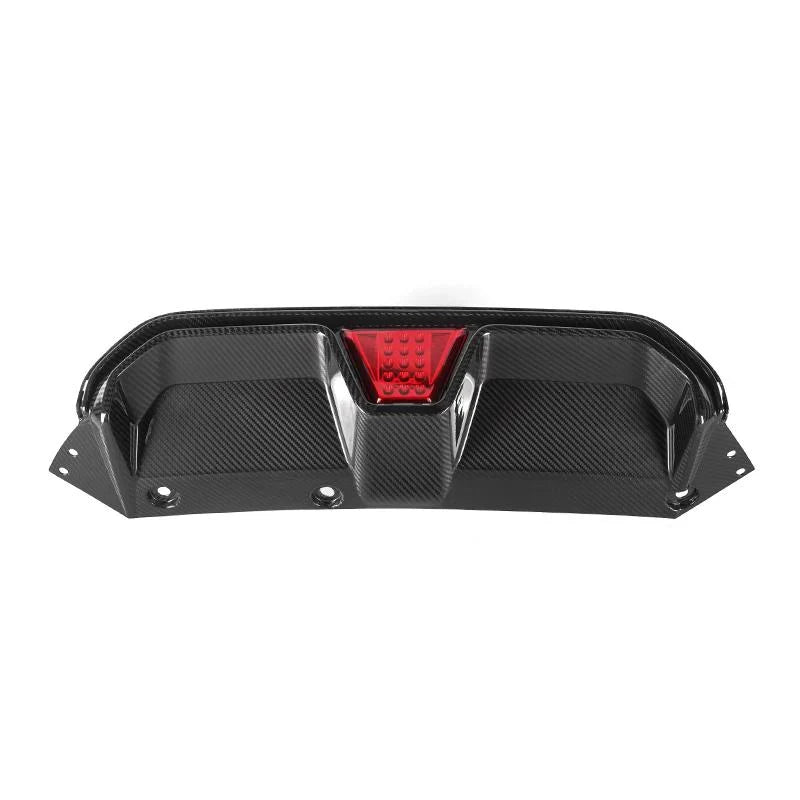 CS Style LED Carbon Fiber Rear Diffuser | BMW F90 M5 (2018–2023)