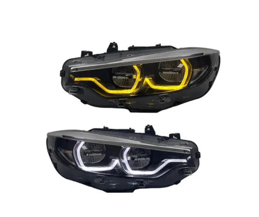 F8X IKON Yellow/White Switchable DRL Headlights | BMW M3 F80 | M4 F82/F83