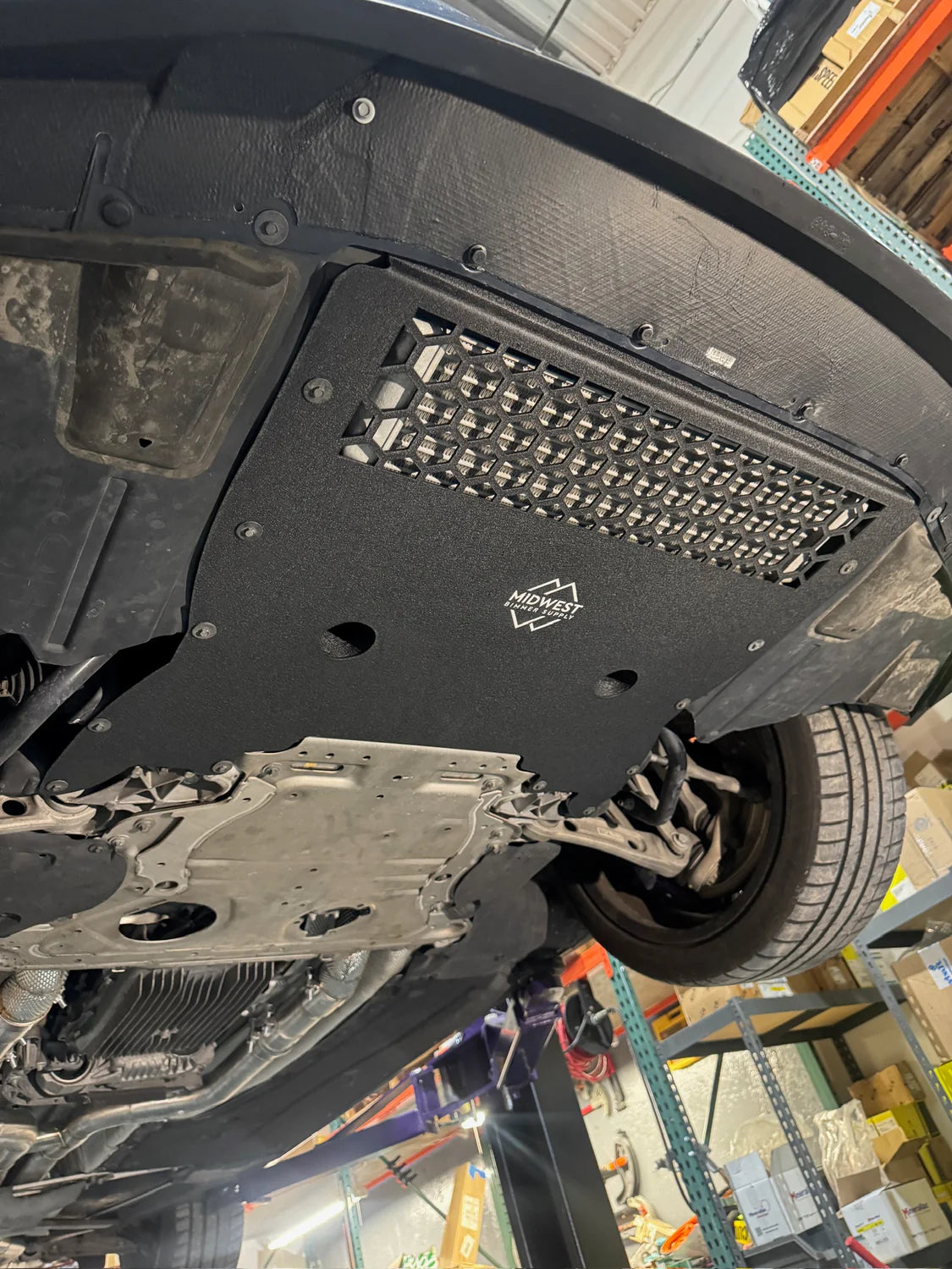 MBS F90 M5 Aluminum Skid Plate - BMW F90 M5