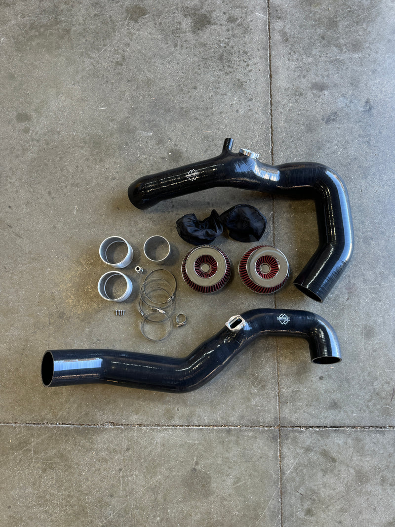 S55 Front Mount Silicone Intakes | BMW F87 M2 Competition | F80 M3 | F82/F83 M4